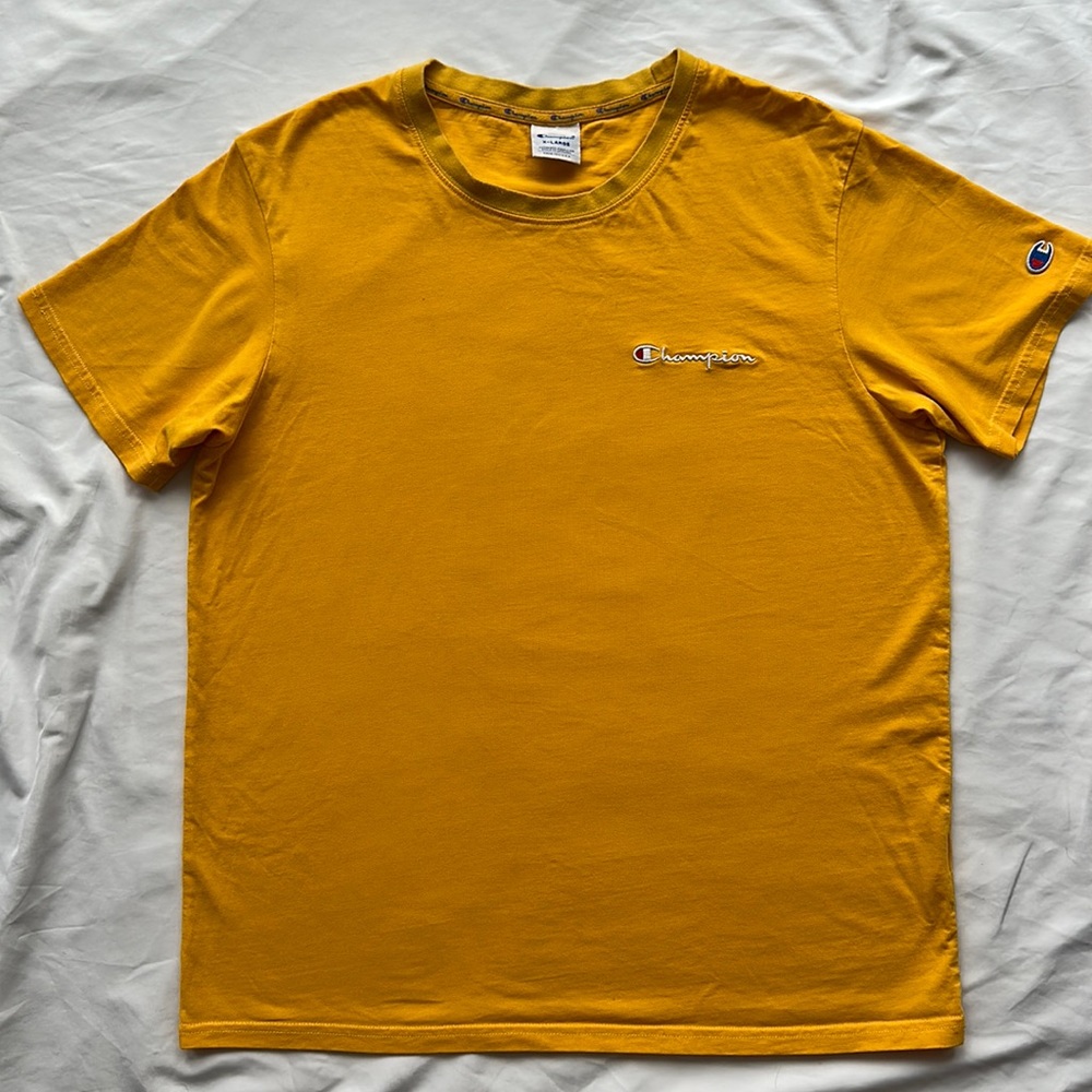 Yellow Champion Shirt - Sz XL